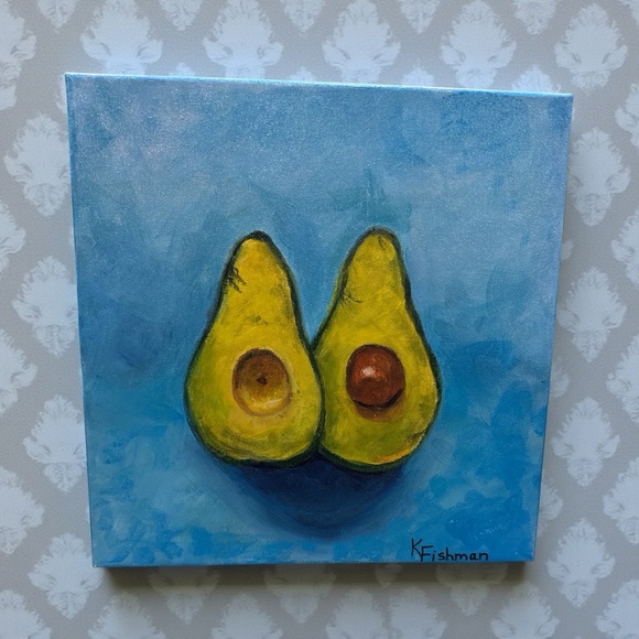 NEW ORIGINAL ART BY ME ‘AWESOME AVOCADOS’ - Picture 2 of 4